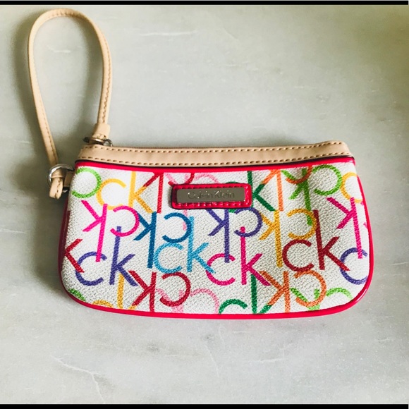 Calvin Klein Handbags - Calvin Klein Monogram Wristlet